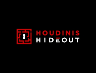 Houdinis Hideout logo design by fillintheblack