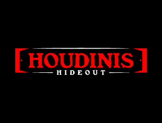 Houdinis Hideout logo design by denfransko