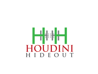 Houdinis Hideout logo design by pixeldesign