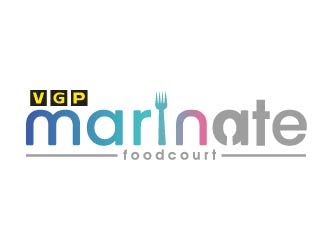 VGP Marinate Foodcourt logo design by shravya