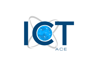 ICT Ace logo design by Rossee
