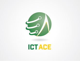 ICT Ace logo design by dinoriders