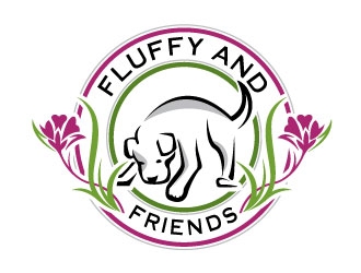 Fluffy and Friends logo design by Conception