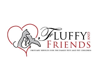 Fluffy and Friends logo design by Conception