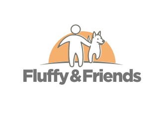 Fluffy and Friends logo design by YONK