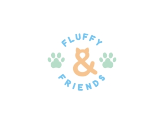 Fluffy and Friends logo design by yunda