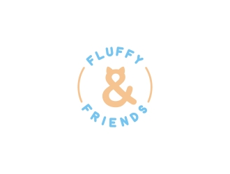 Fluffy and Friends logo design by yunda