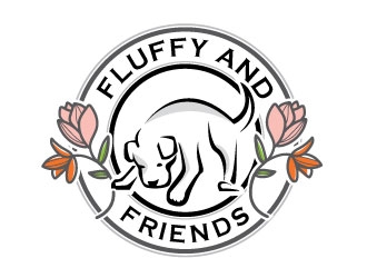 Fluffy and Friends logo design by Conception