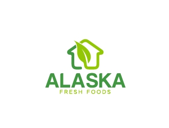 Alaska Fresh Foods logo design by Marianne