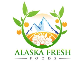 Alaska Fresh Foods logo design by Suvendu