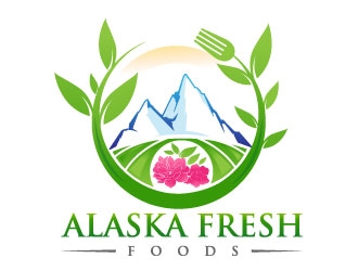 Alaska Fresh Foods logo design by Suvendu