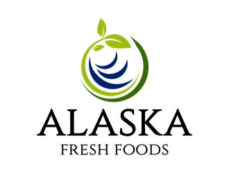 Alaska Fresh Foods logo design by jetzu