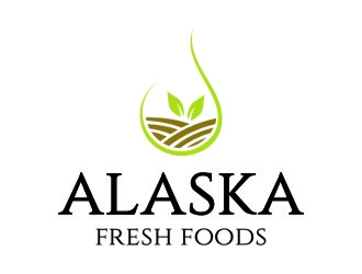 Alaska Fresh Foods logo design by jetzu