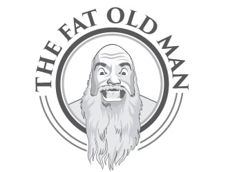 The Fat Old Man logo design by Upoops