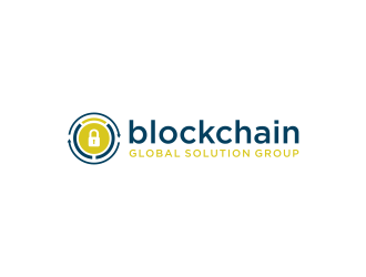 blockchain global solution group logo design by kaylee
