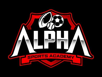 Alpha Sports Academy  logo design by daywalker
