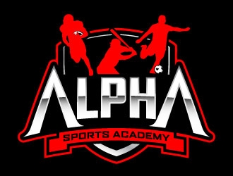 Alpha Sports Academy  logo design by daywalker