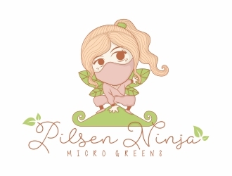Pilsen Ninja Micro Greens logo design by Eko_Kurniawan