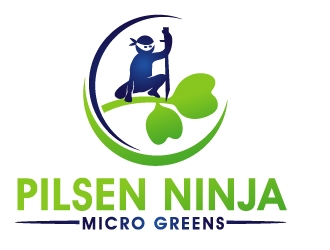 Pilsen Ninja Micro Greens logo design by PMG