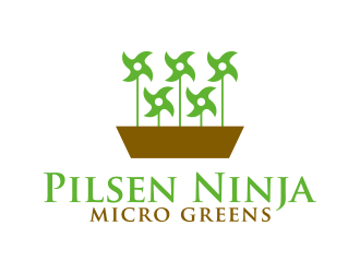 Pilsen Ninja Micro Greens logo design by lexipej