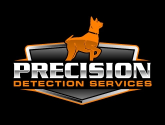 Precision Detection Services logo design by ElonStark