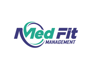 Med Fit Management logo design by YONK