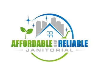 Affordable and Reliable Janitorial  logo design by JJlcool