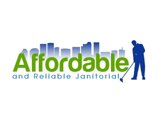 Affordable and Reliable Janitorial  logo design by ElonStark