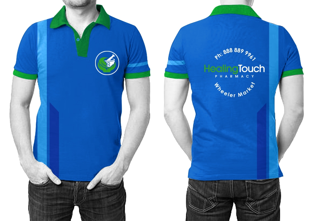 Healing Touch Pharmacy logo design by DreamLogoDesign