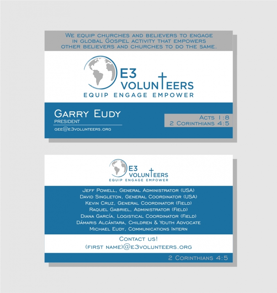 E3 Volunteers logo design by lj.creative