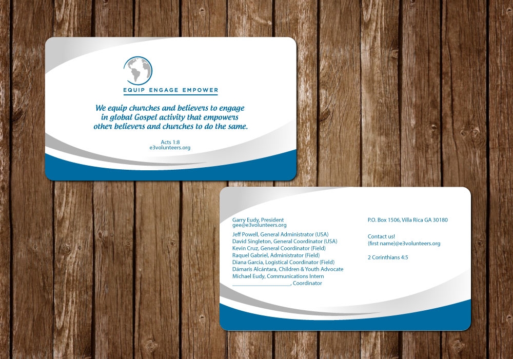 E3 Volunteers logo design by ElonStark