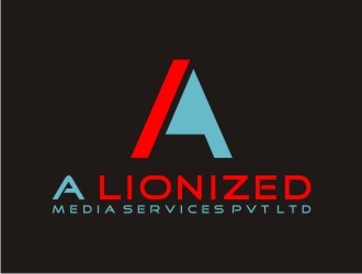 A LIONIZED MEDIA SERVICES PVT LTD logo design by sabyan