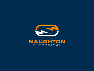 Naughton Electrical  logo design by zeta