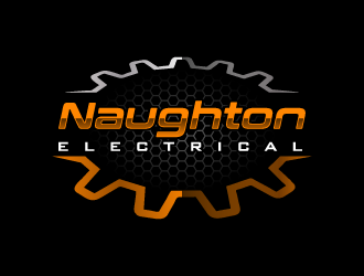 Naughton Electrical  logo design by pencilhand