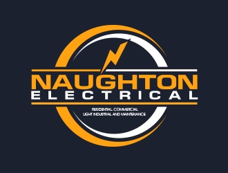 Naughton Electrical  logo design by MarkindDesign