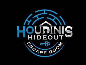 Houdinis Hideout logo design by Conception