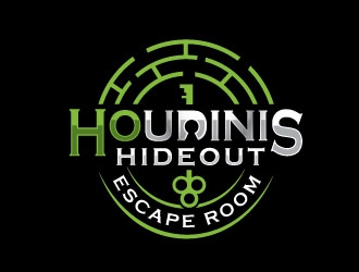 Houdinis Hideout logo design by Conception