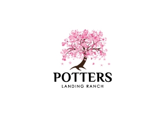 Potters Landing Ranch logo design by Marianne
