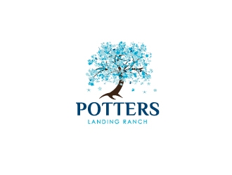 Potters Landing Ranch logo design by Marianne