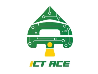 ICT Ace logo design by d1ckhauz