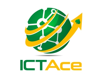 ICT Ace logo design by dshineart