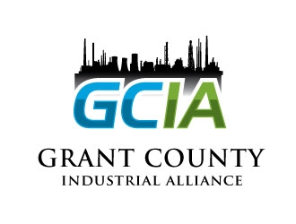 Grant County Industrial Alliance  (GCIA) logo design by Conception