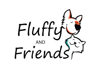 Fluffy and Friends logo design by logoguy