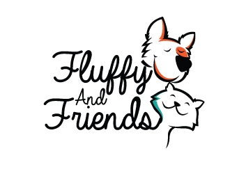 Fluffy and Friends logo design by logoguy