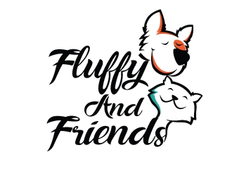 Fluffy and Friends logo design by logoguy