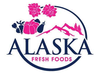 Alaska Fresh Foods logo design by PMG