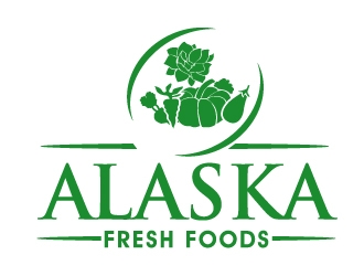 Alaska Fresh Foods logo design by PMG