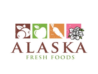 Alaska Fresh Foods logo design by Conception
