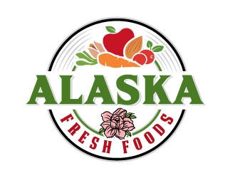 Alaska Fresh Foods logo design by Conception