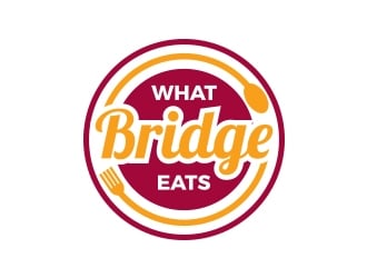 What Bridge Eats logo design by MarkindDesign